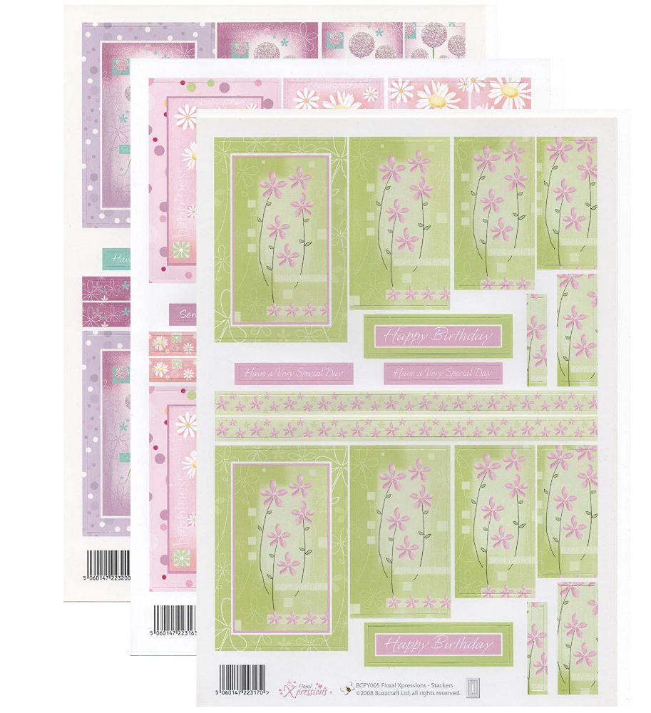 Floral Expressions Decoupage Pop Out Sheets
