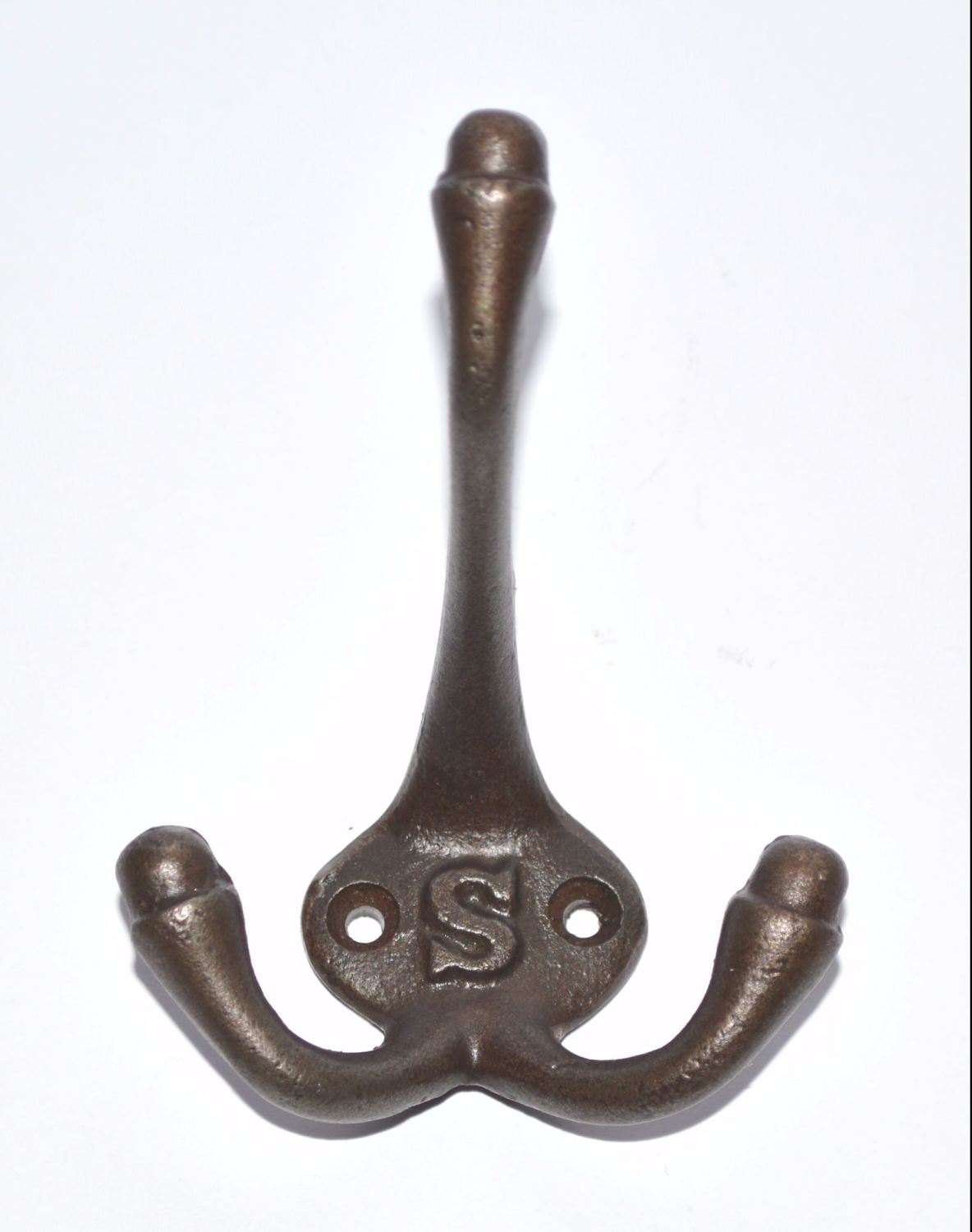 Acorn Coat Hook, Black Cast Iron