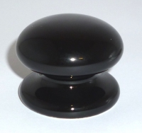 Ceramic Drawer Knob (Black) - 38mm