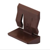 Plastic Shelf Stud (Brown) w/ Spring Clip - 5mm - Pack of 20
