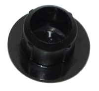 Large Black Plastic 10mm Cover Cap   - Pack of 50