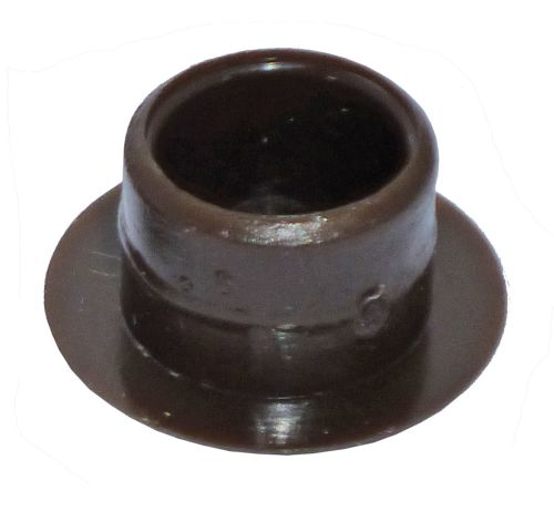 Dark Brown Plastic 12mm Cover Cap - Pack of 20