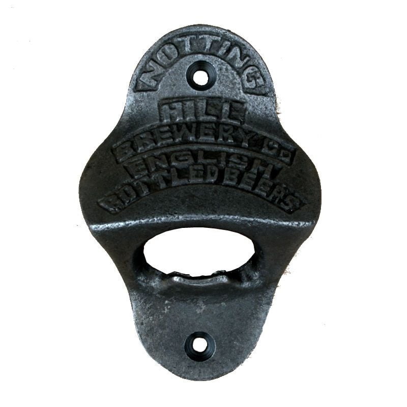 Wall-Mounted Bottle Opener 'Notting Hill Brewery'