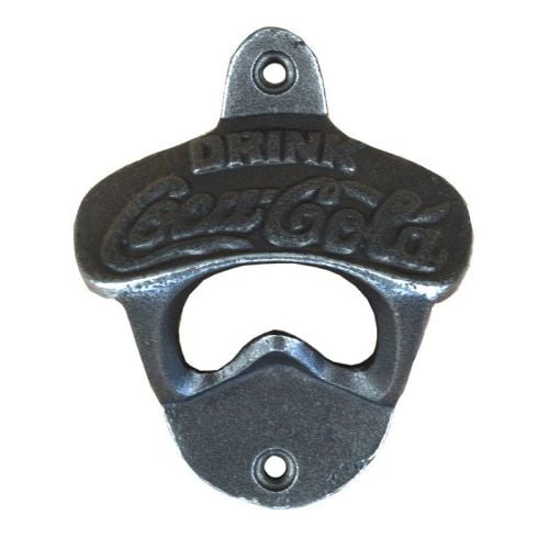 Wall-Mounted Bottle Opener 'Drink Coca Cola'