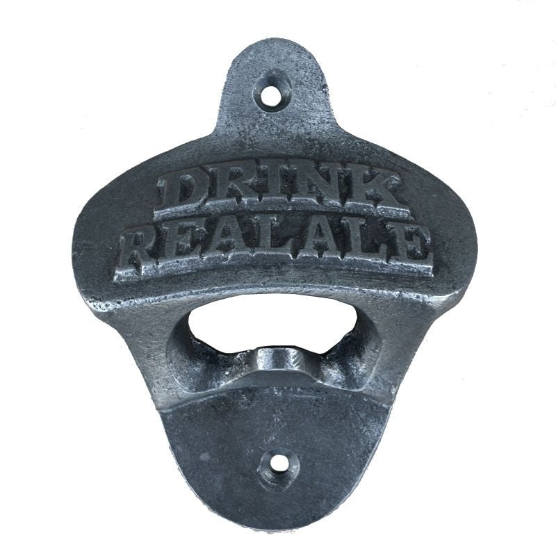 Drink Real Ale Wall-Mounted Bottle Opener (Style 2)