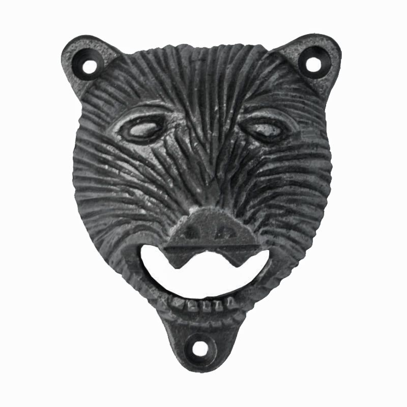 Bear Head-Style Wall-Mounted Bottle Opener
