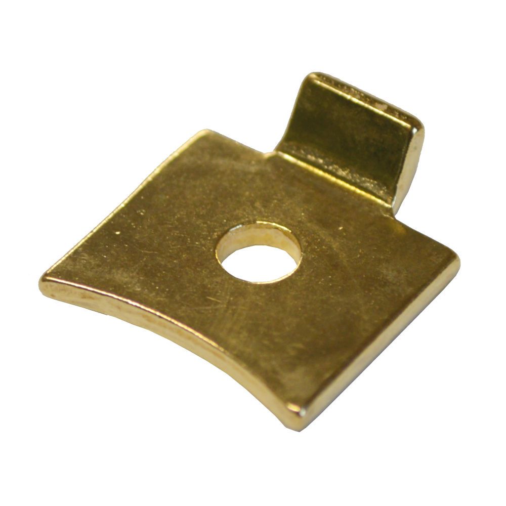 Electro-Brass Slotted Strip Shelf Support for Level Strips