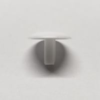 White 3mm Cover Cap - Pack of 10