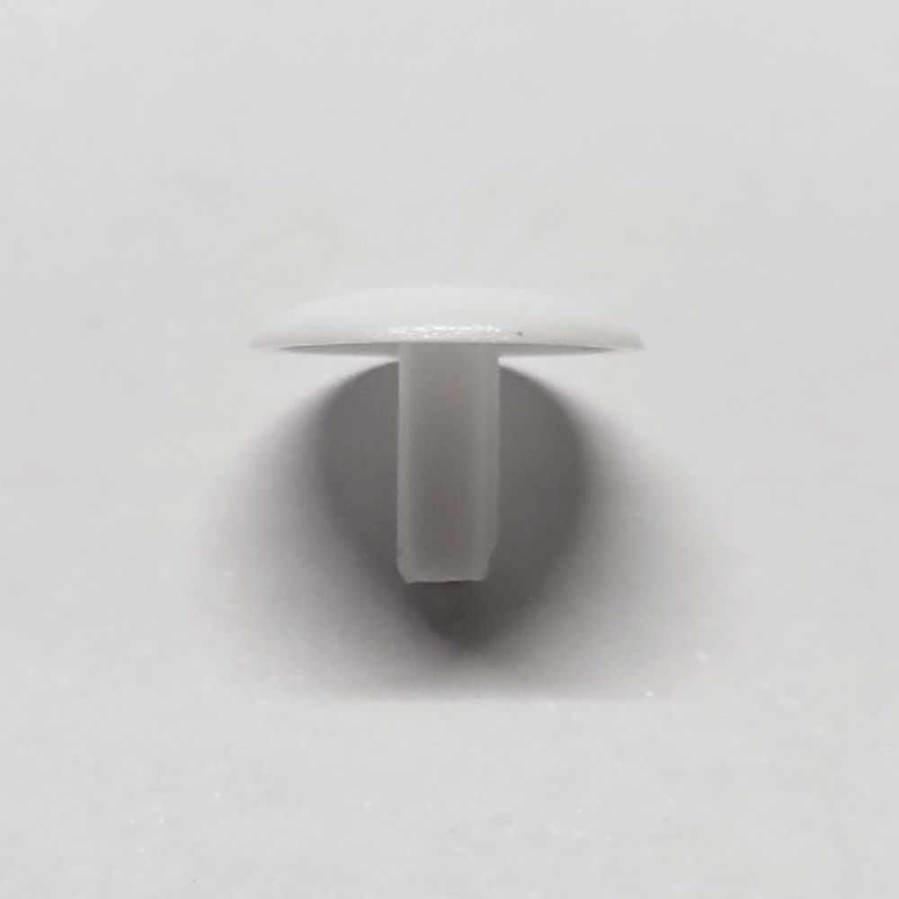 White 3mm Cover Cap - Pack of 50