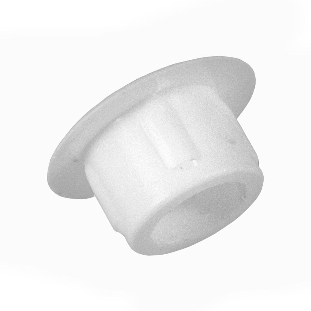 HF Large White Plastic 10mm Cover Cap - Pack of 50