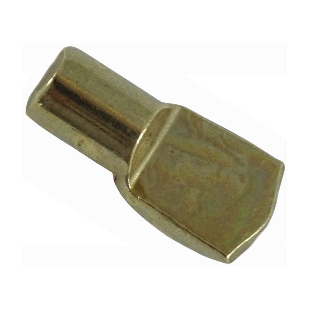 Electro-Brass Plated Shelf Stud - 7mm - Pack of 16