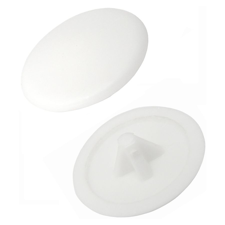 Pozi Screw Covers (White) - Pack of 50