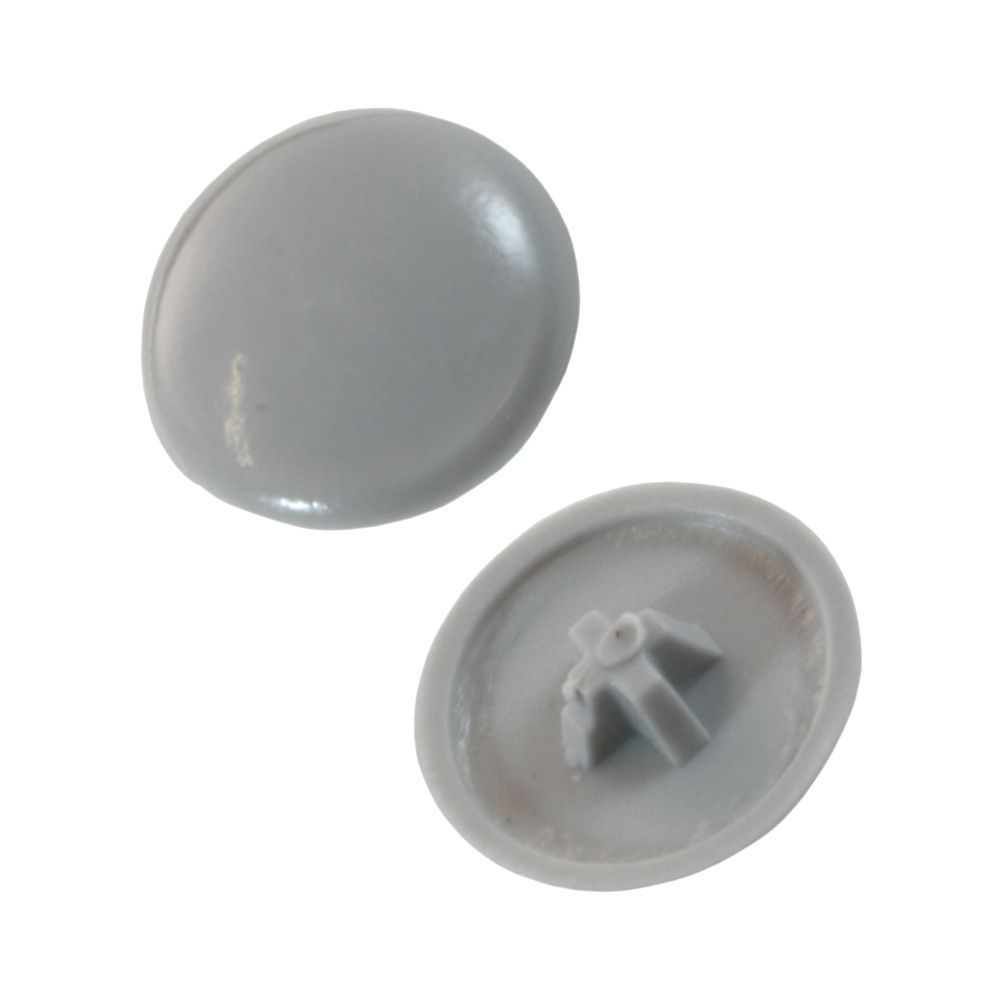 Pozi Screw Covers (Light Grey) - Select Pack Quantity