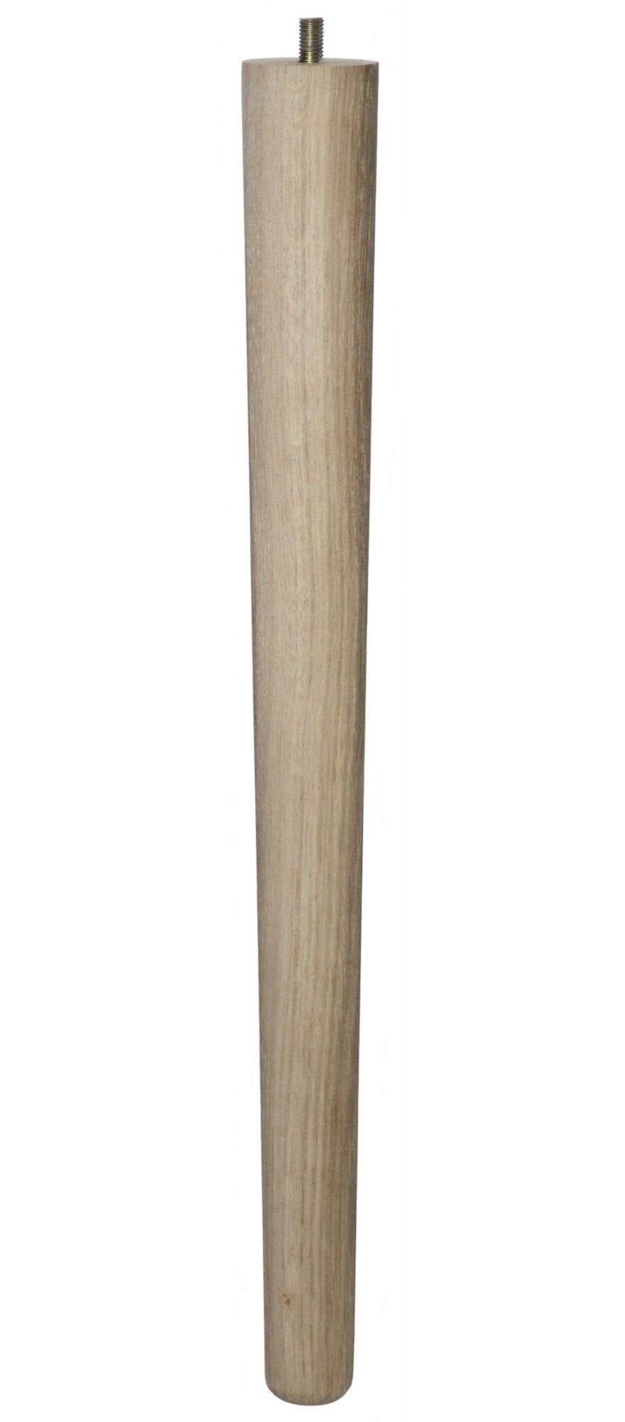 450mm Oak Tapered Leg