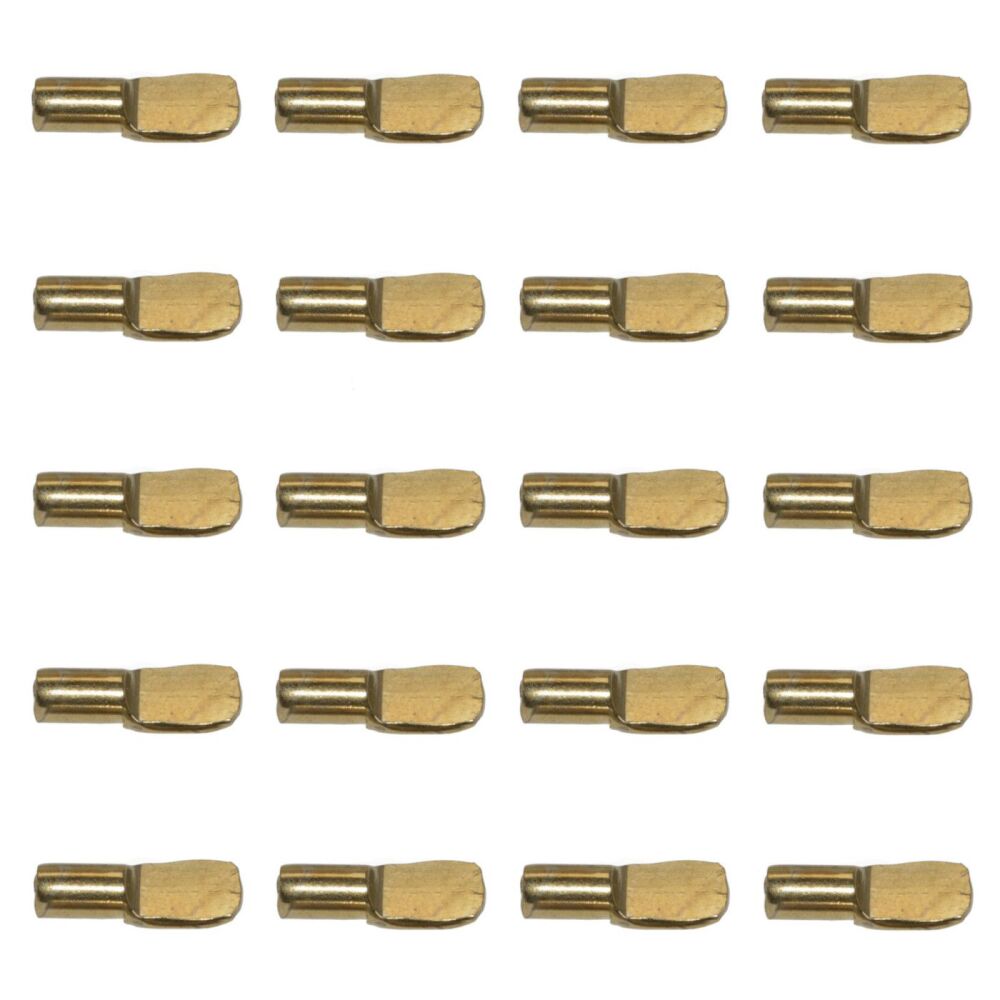 Electro-Brass Plated Stud - 5mm - Pack of 20