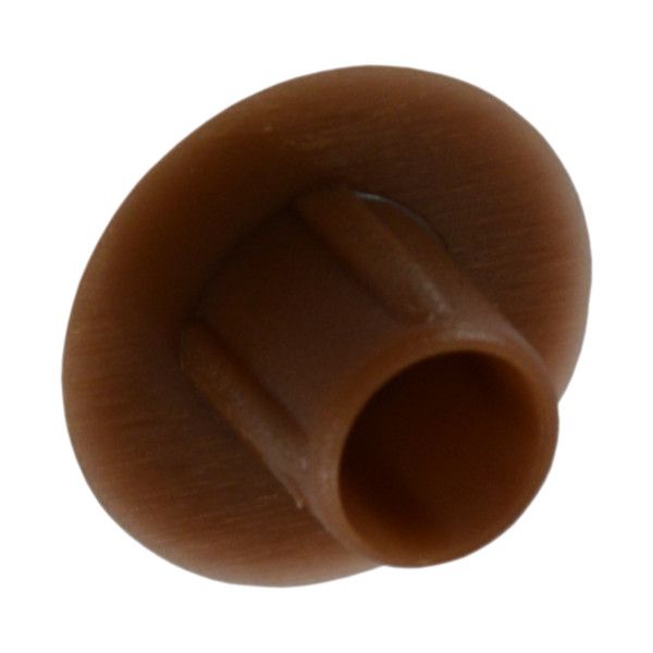 5mm Blanking Caps (Light Brown - 10mm Dia. Head) - Pack of 50