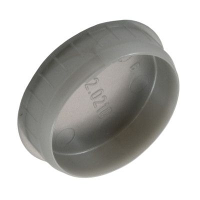 35mm Diameter Plastic Cover Cap (Metallic Nickel) - Pack of 4