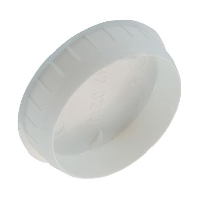 35mm Diameter Plastic Cover Cap (White) - Pack of 4