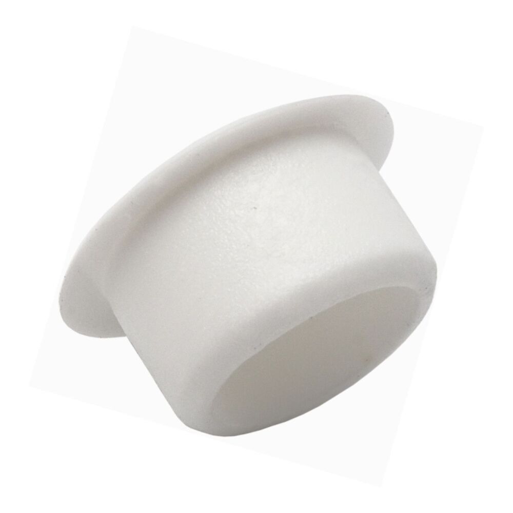 JP Large White Plastic 10mm Cover Cap - Pack of 50