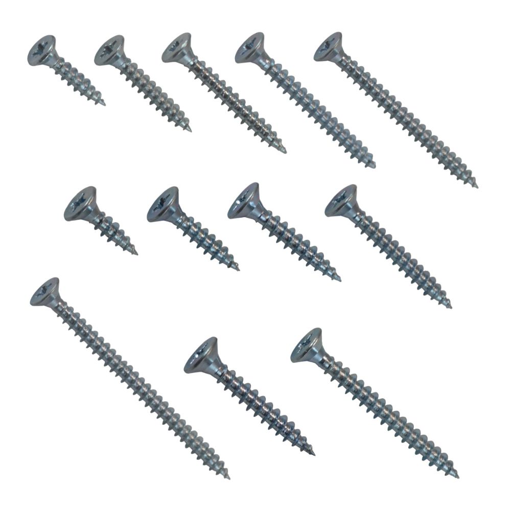 Bright Zinc Plated Steel Screws