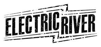 electric river logo black and white