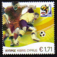 Cyprus Stamps SG 1218 2010 Fifa World Cup football South Africa - MINT