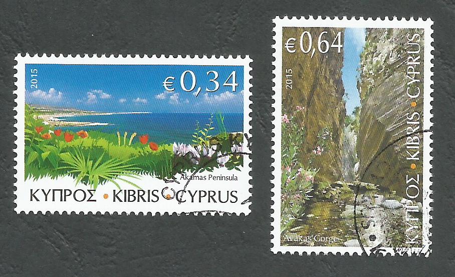 Cyprus Stamps SG 2015 (g) The Beauty of Akamas - CTO USED