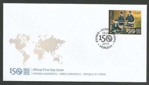 Cyprus Stamps SG 2015 (k) 150 Years of the International Telecommunications