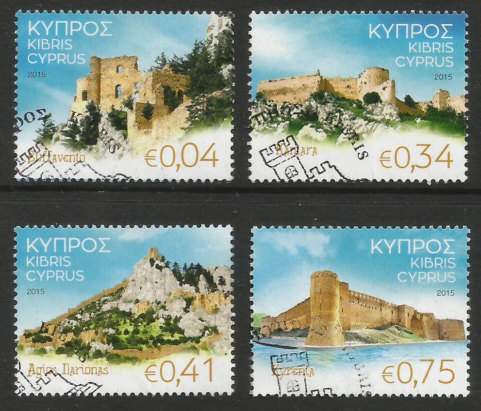 Cyprus Stamps SG 2015 (J) Castles of Cyprus - USED (k215)