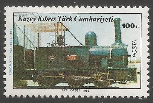 North Cyprus Stamps SG 203 1986 100TL - MINT