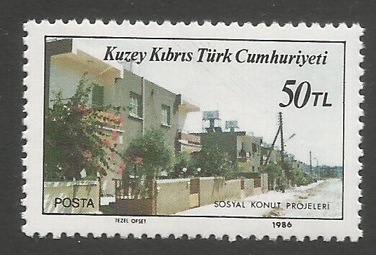 North Cyprus Stamps SG 198 1986 50TL - MINT