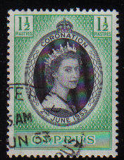 Cyprus Stamps SG 172 1953 Coronation - USED (c586)