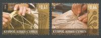 Cyprus Stamps SG 1388-89 2016 Traditional Cypriot Popular Crafts - MINT