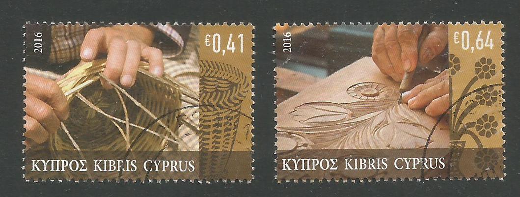 Cyprus Stamps SG 2016 (a) Traditional Cypriot Popular Crafts - USED (k300)