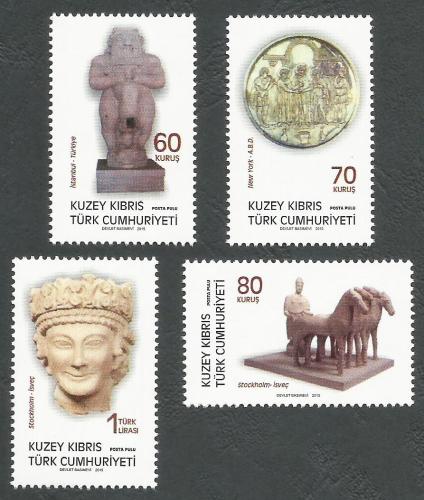 North Cyprus Stamps SG 2015 (g) Archeological Artifacts in world museums -