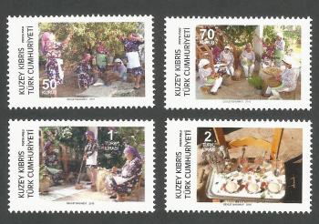 North Cyprus Stamps SG 0807- 10 2015 Traditional Production - MINT