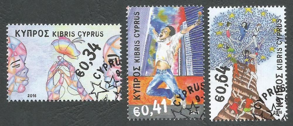 Cyprus Stamps SG 2016 (d) Principles and Values Of The European Union - CTO