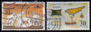 Cyprus Stamps SG 847-48 1994 Europa - USED (c861)