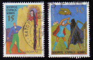 Cyprus Stamps SG 924-25 1997 Europa - USED (c866)