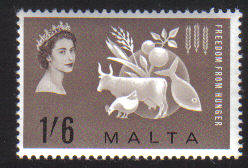 Malta Stamps SG 0311 1963 Freedom from Hunger - MINT