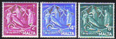 Malta Stamps SG 0327-29 1964 Christmas - MINT