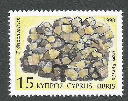 Cyprus Stamps SG 935 1998 15c Iron Pyrite - MINT