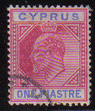 Cyprus Stamps SG 064 1904 One Piastre - USED (d087)