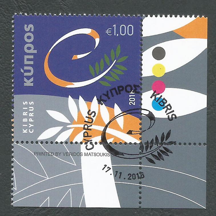 Cyprus Stamps SG 1408 2016 The Cyprus Chairmanship of the Council of Europe - CTO USED (k408)