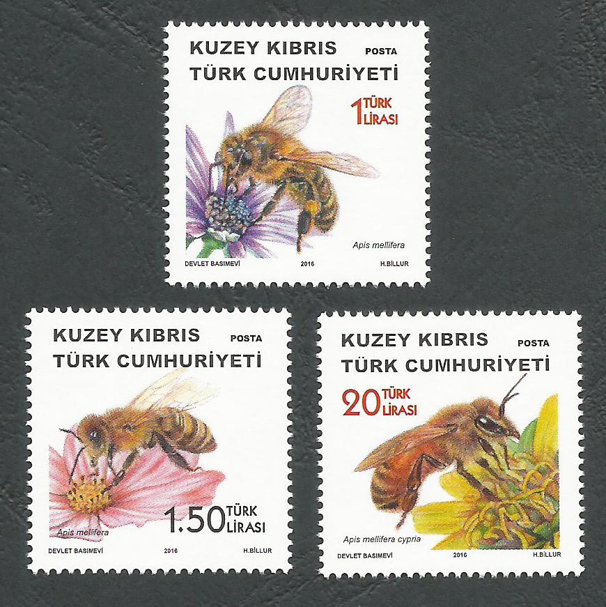 North Cyprus Stamps SG 2016 (f) Bees - MINT