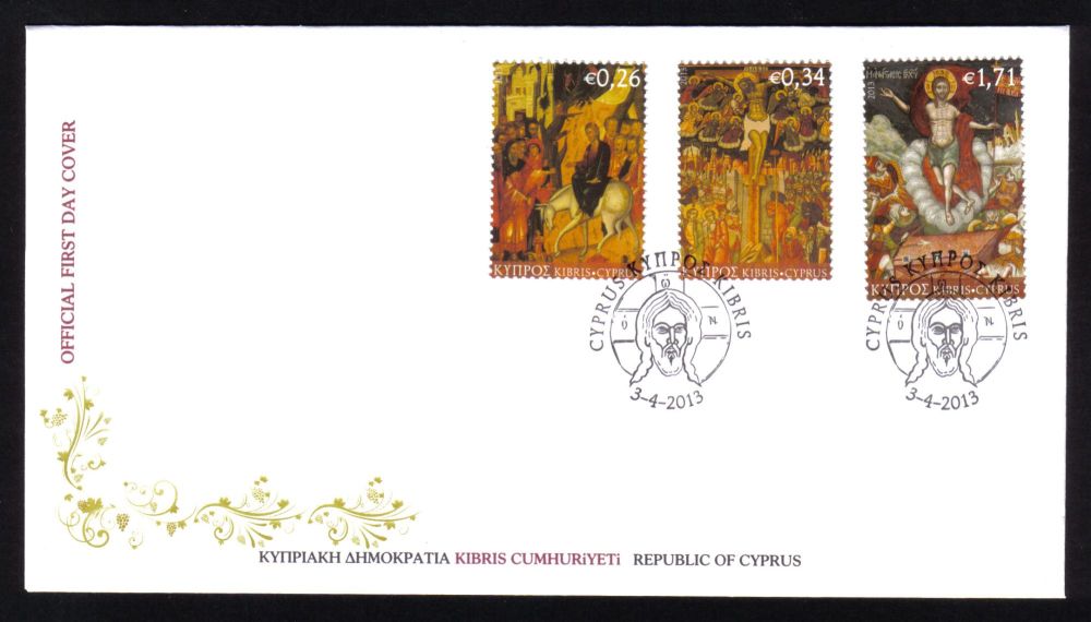 Cyprus Stamps SG 2013 (d) Easter - Official FDC