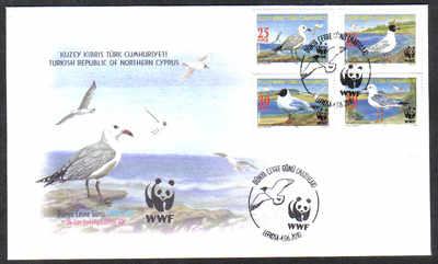 North Cyprus Stamps SG 0704-07 2010 World Environment Day Birds - Official 