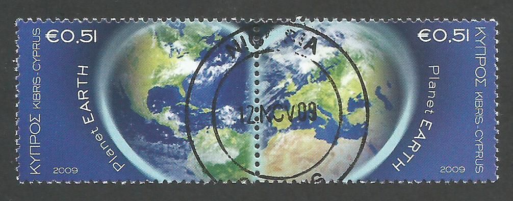 Cyprus Stamps SG 1186-87 2009 Planet Earth - CTO USED (k464)