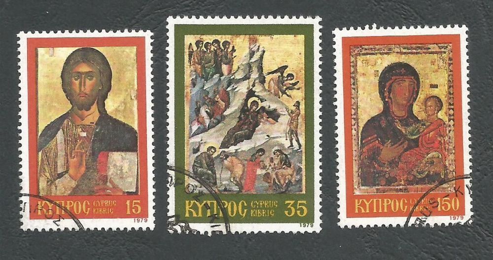 Cyprus Stamps SG 533-35 1979 Christmas - USED (k499)