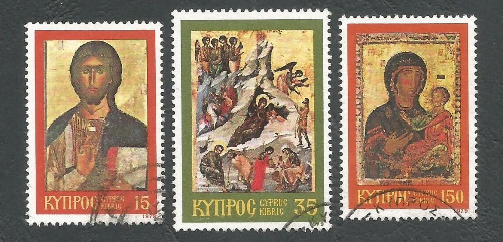 Cyprus Stamps SG 533-35 1979 Christmas - USED (k500)
